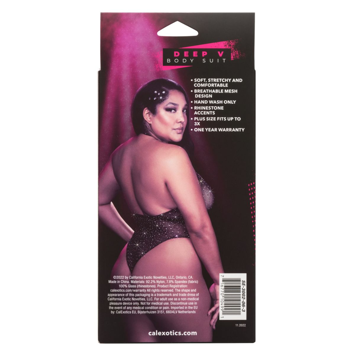 Body Transparente Escote V Radiance Plus Size - conjunto erótico provocativo