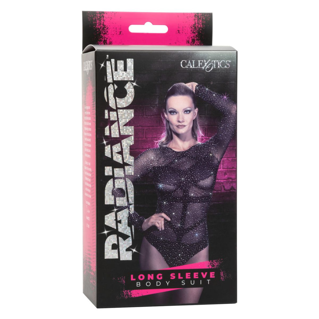 Body Transparente Manga Larga Radiance Unitalla - lencería transparente