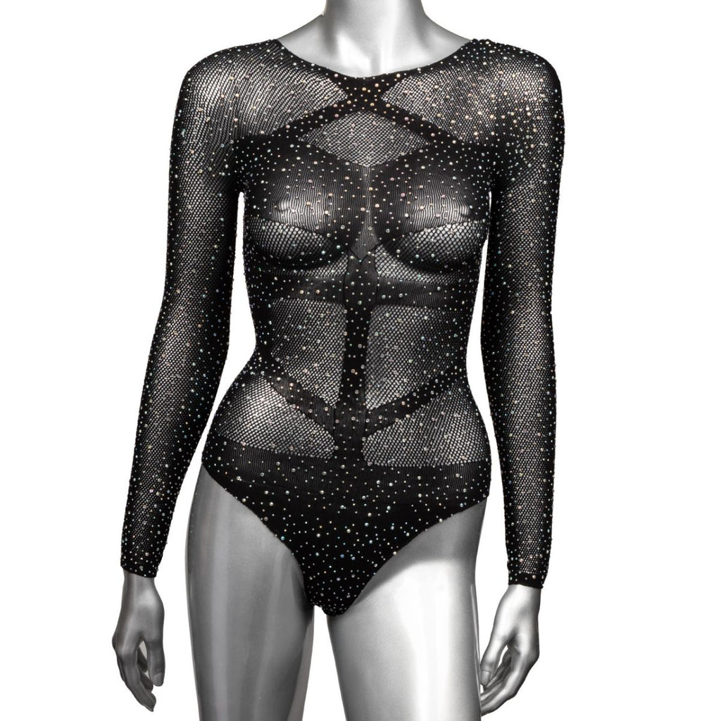 Body Transparente Manga Larga Radiance Plus Size - conjunto íntimo erótico