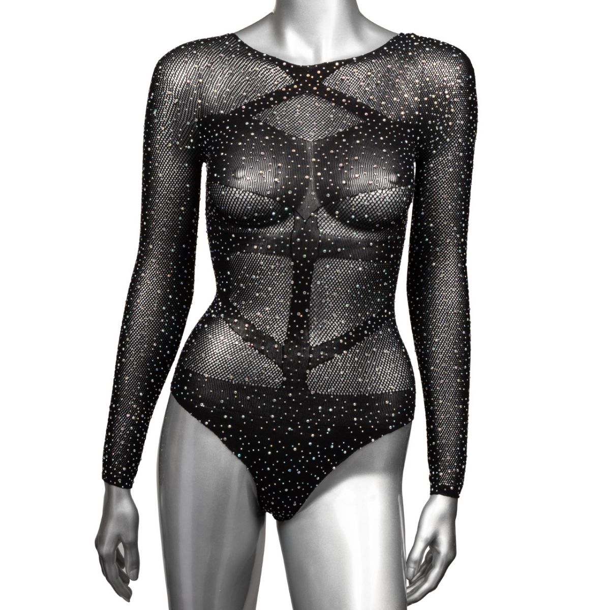 Body Transparente Manga Larga Radiance Unitalla - conjunto íntimo erótico