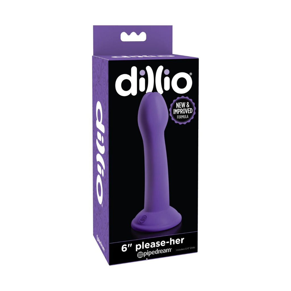 Dillio Please-Her Purple Consolador 15 cm Morado