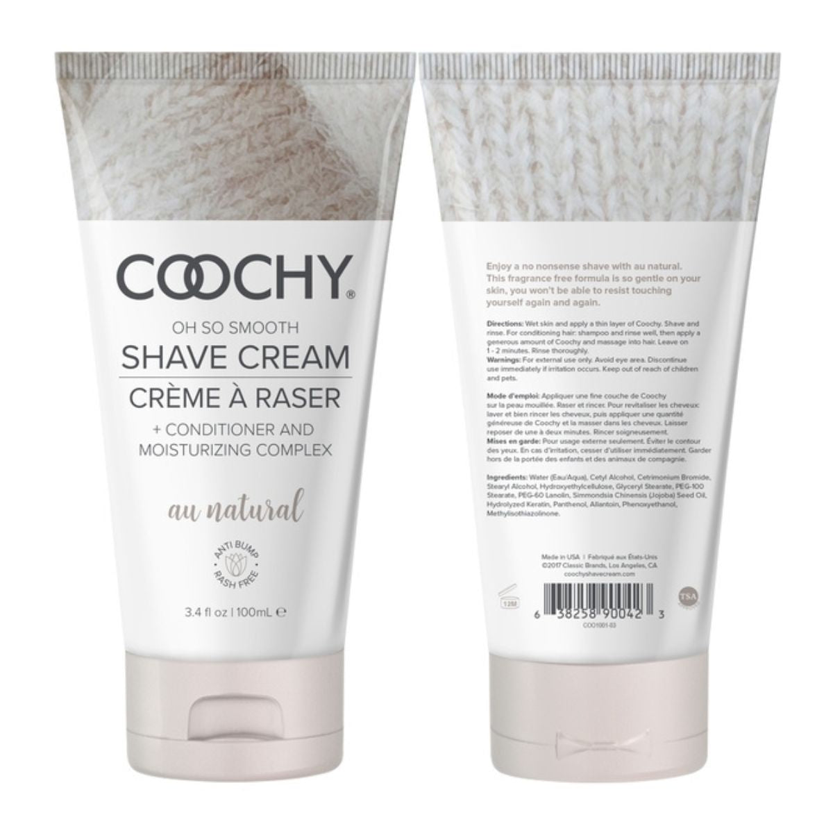 Crema para afeitar zonas sensibles efecto ultra suave Coochy 100 ml - Imagen 3 | La Juguetería de Adultos