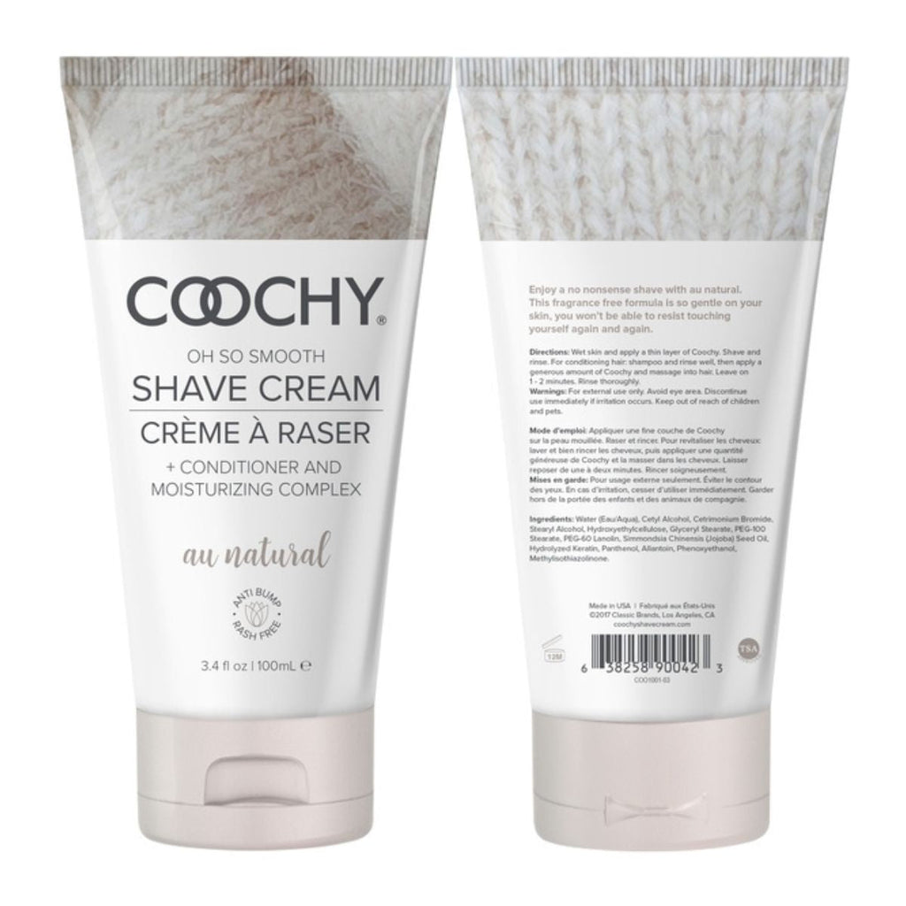 Coochy Ultra Suave Crema para Afeitar Zonas Sensibles 100 ml - lubricante base agua