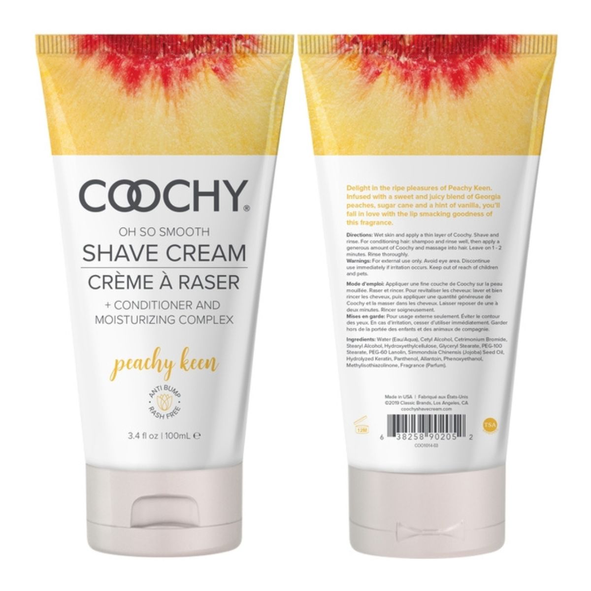 Coochy Oh So Smooth Crema para Afeitar Zonas Sensibles 100 ml - lubricante base agua
