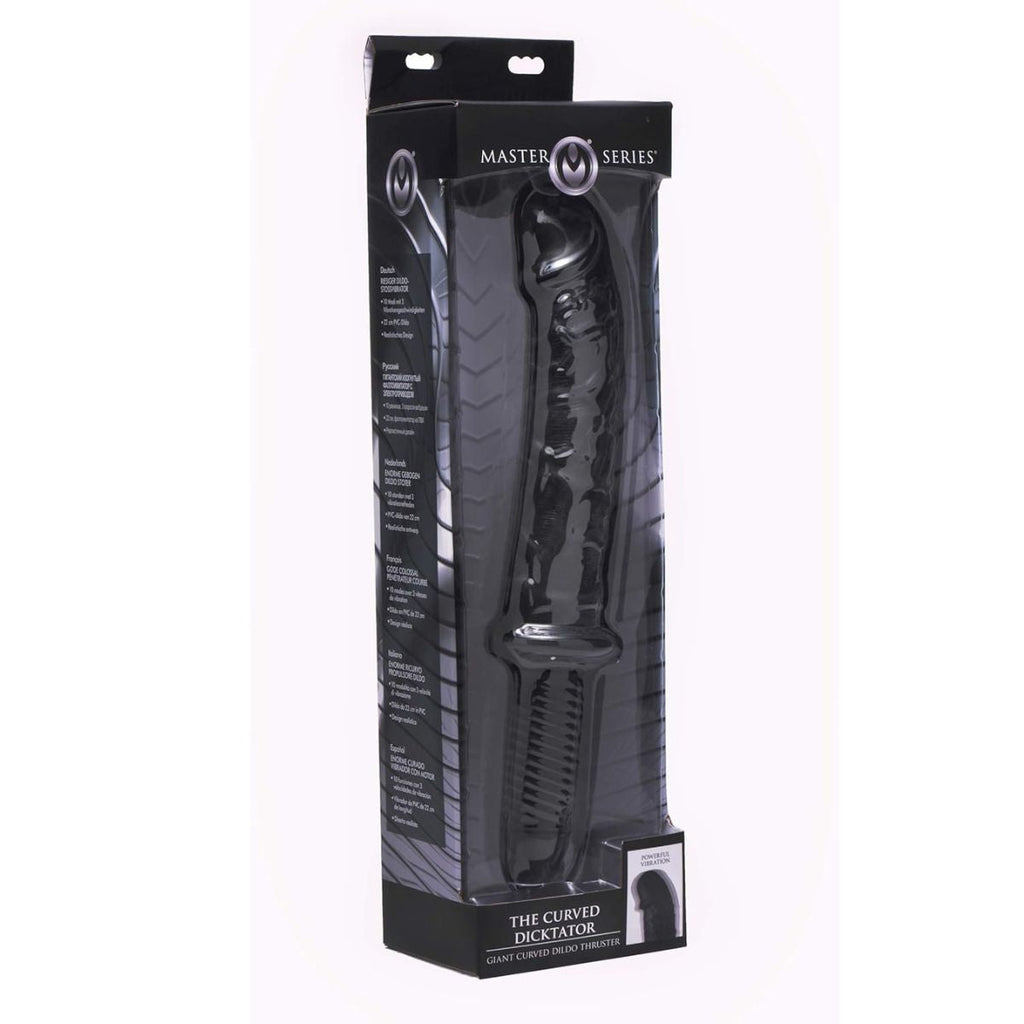 Dicktator Giant Dildo Thruster Black 22 cm – Vibrador - consolador anal y vaginal