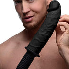 Dicktator Giant Dildo Thruster Black 22 cm – Vibrador - dildo de silicona