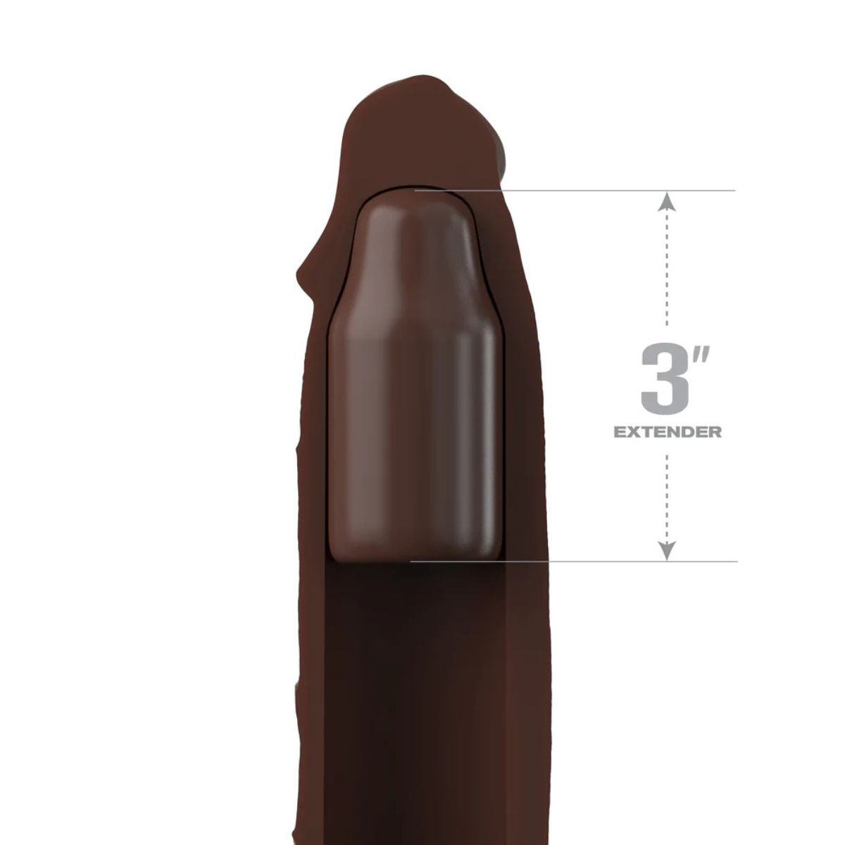 Fantasy X-Tensions Elite Funda para Pene con Correa 3" - extensor con textura