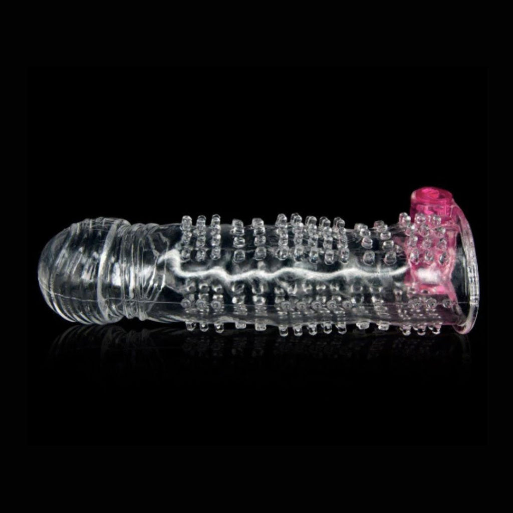Funda para pene con vibrador Crystal Sleeve XXOO - Imagen 3 | La Juguetería de Adultos