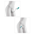 Hookup Panties Crotchless Secret Pearl XL-XXL - lencería sexy