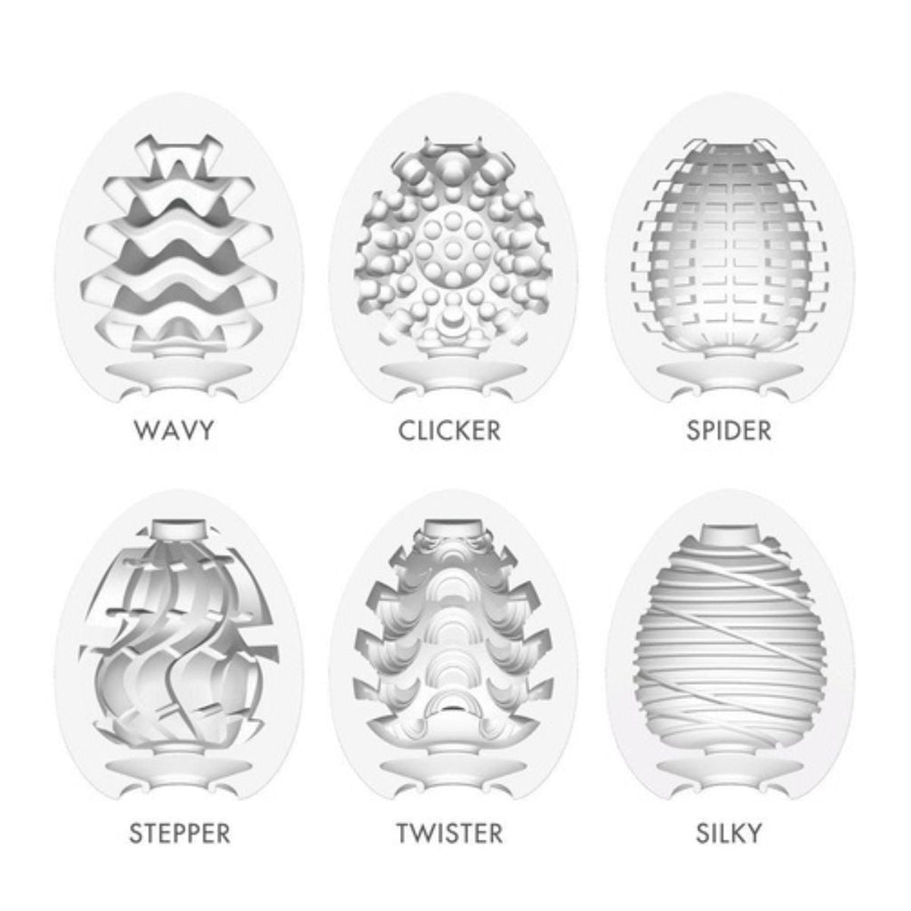Tenga Huevo Masturbador Individual con Textura - sex toy masculino discreto