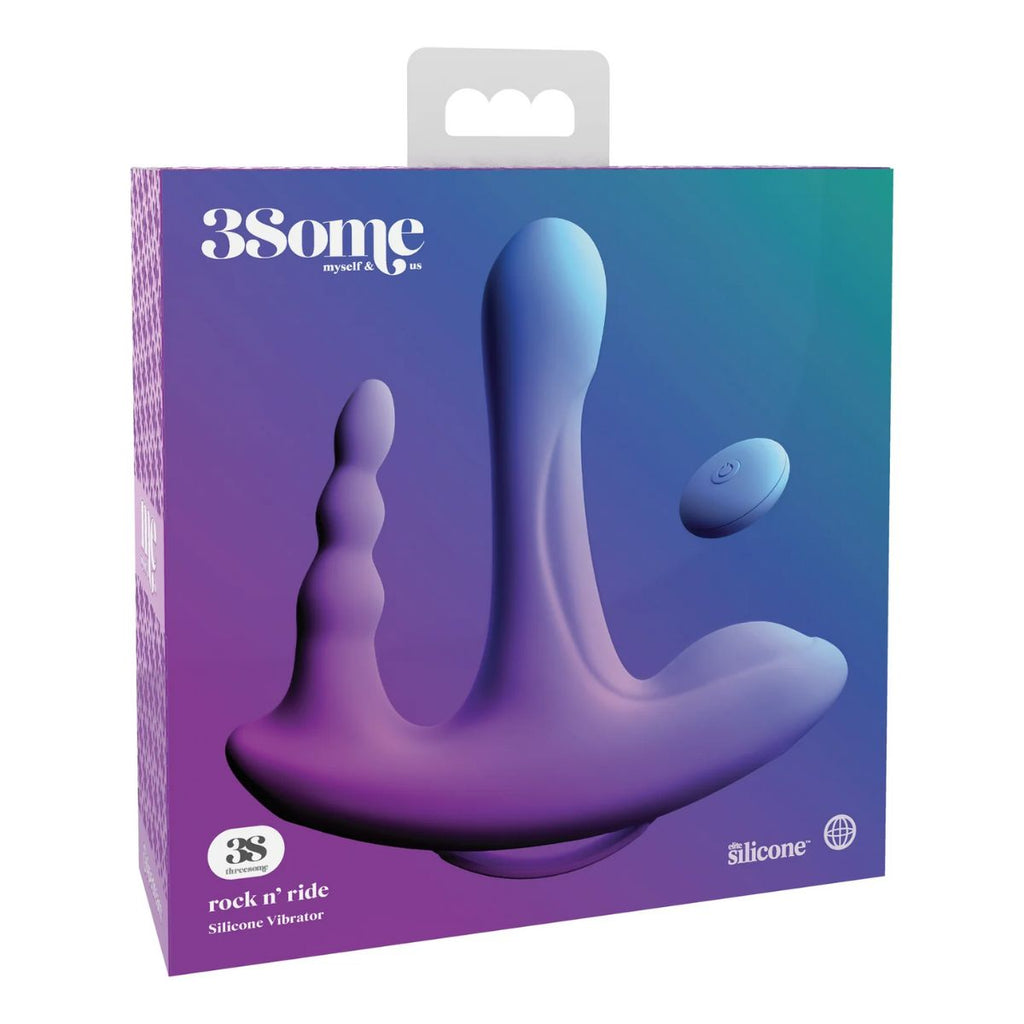 3Some Rock N' Ride – Juguete de Doble Penetración para Pareja