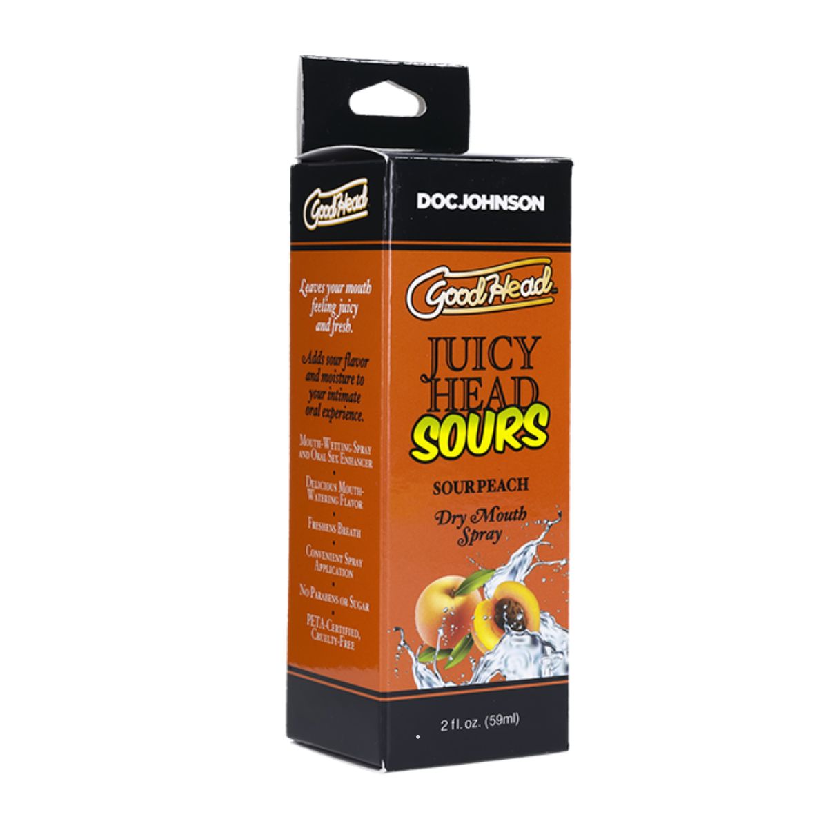 Lubricante para Sexo Oral Juicy Head Sours Durazno - Doc Johnson | La Juguetería de Adultos