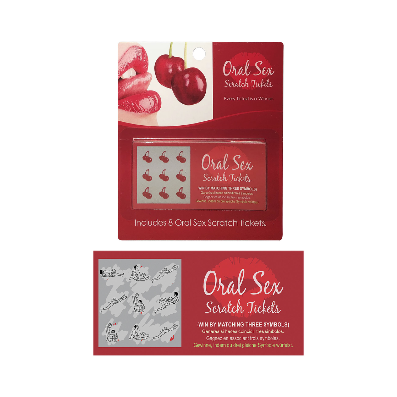 Oral Sex Scratch Tickets – Raspaditos de Sexo Oral - juguete sexual para parejas
