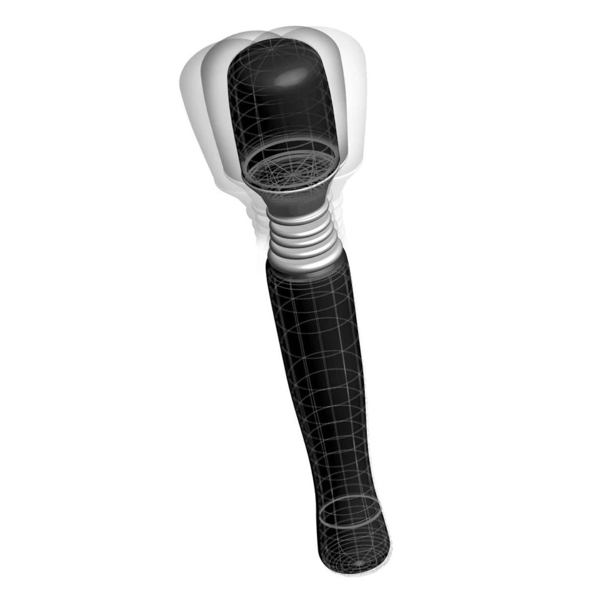 Wanachi Maxi Black – Palo Masajeador Potente - succionador de clítoris