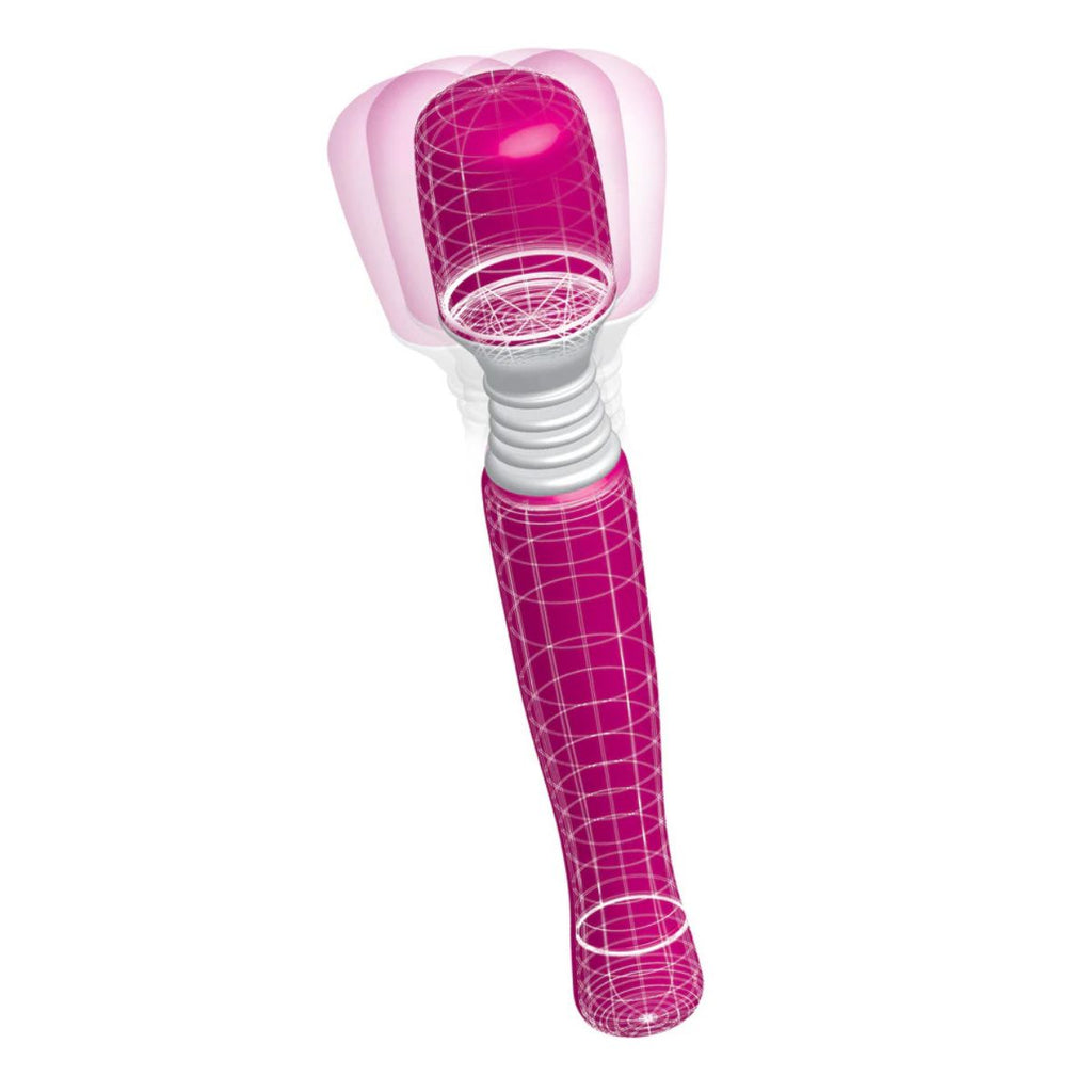 Wanachi Maxi Pink – Palo Masajeador Potente - masajeador con succión por aire