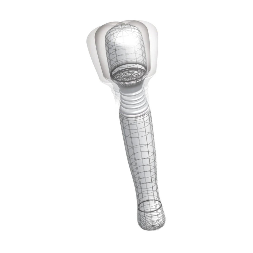 Wanachi Mini White – Palo Masajeador con Vibración - succionador de clítoris