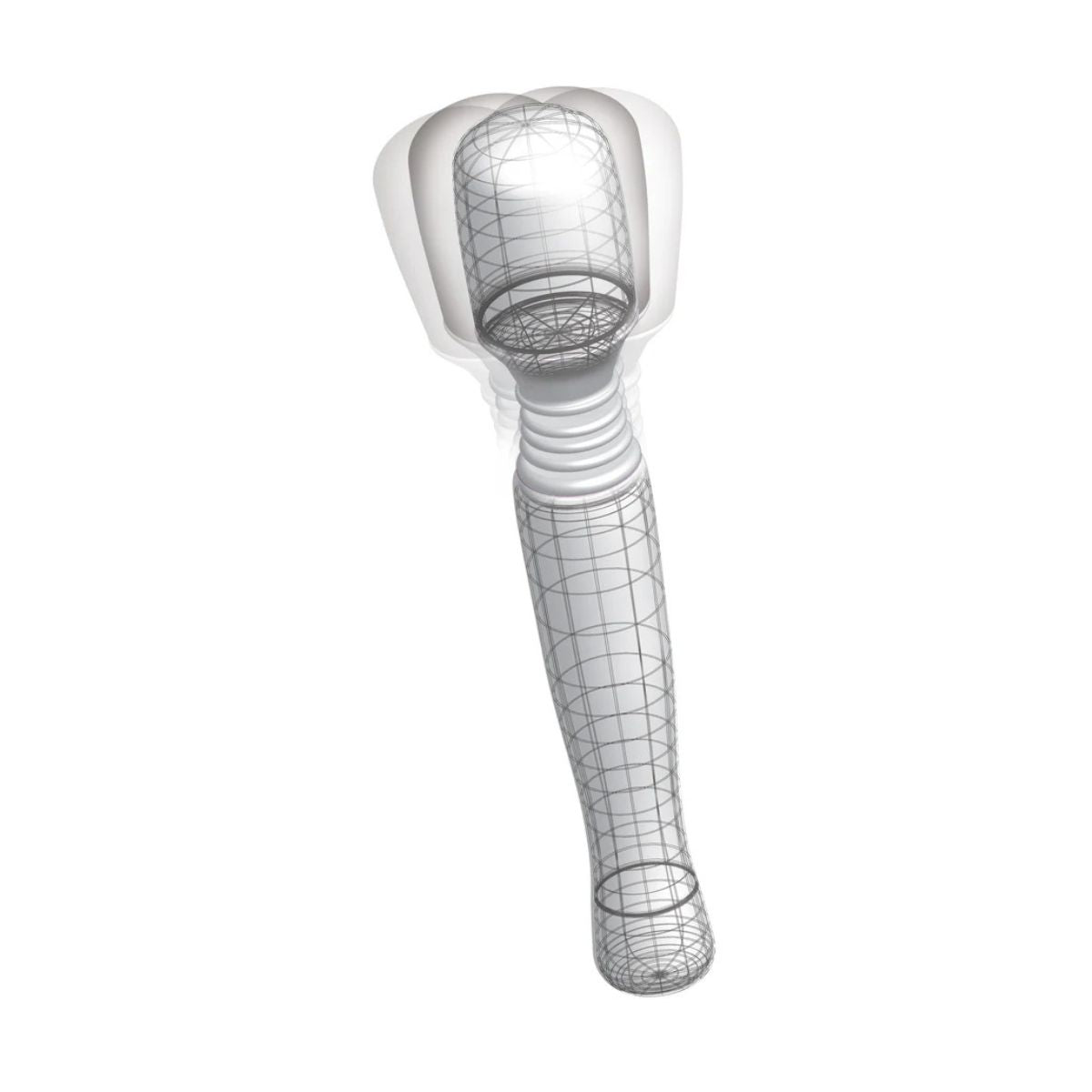 Wanachi Mini White – Palo Masajeador con Vibración - succionador de clítoris
