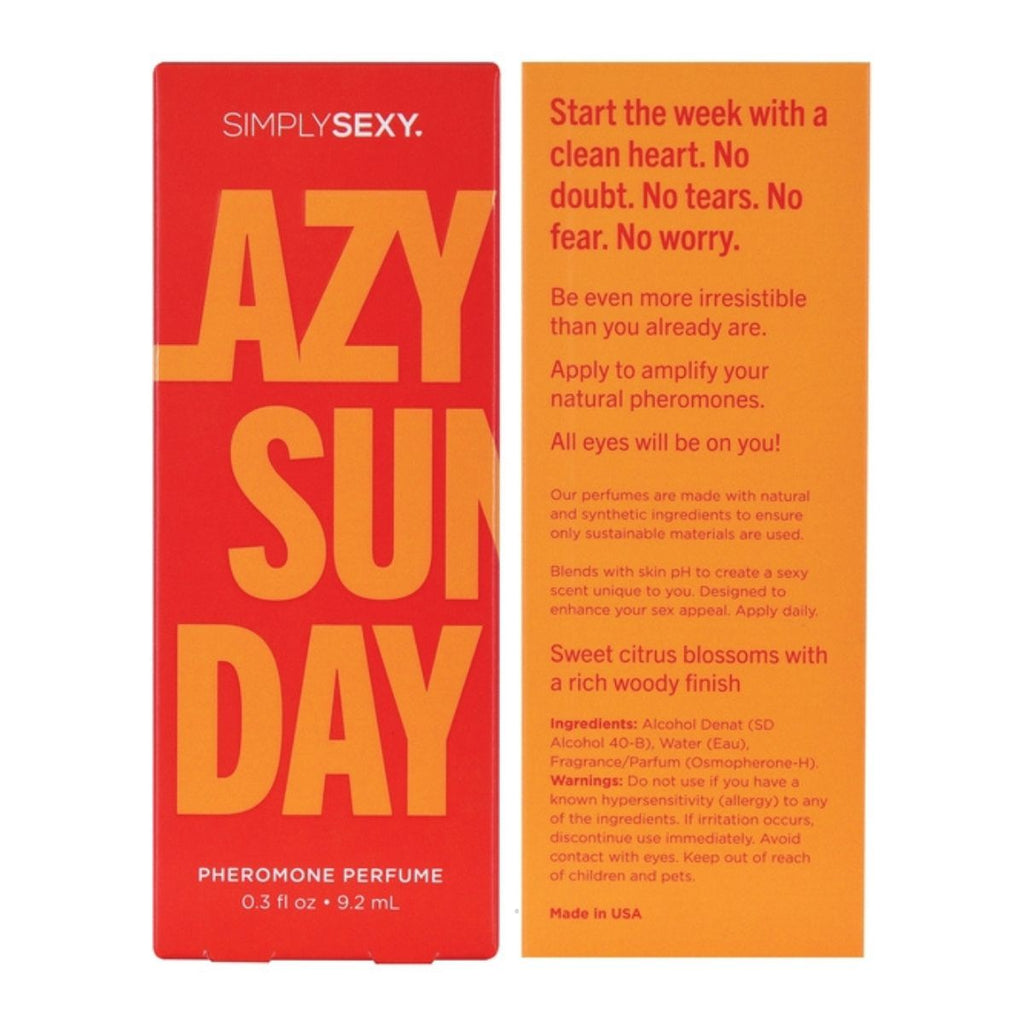 Simply Sexy Lazy Sunday – Perfume con Feromonas - fragancia atrayente