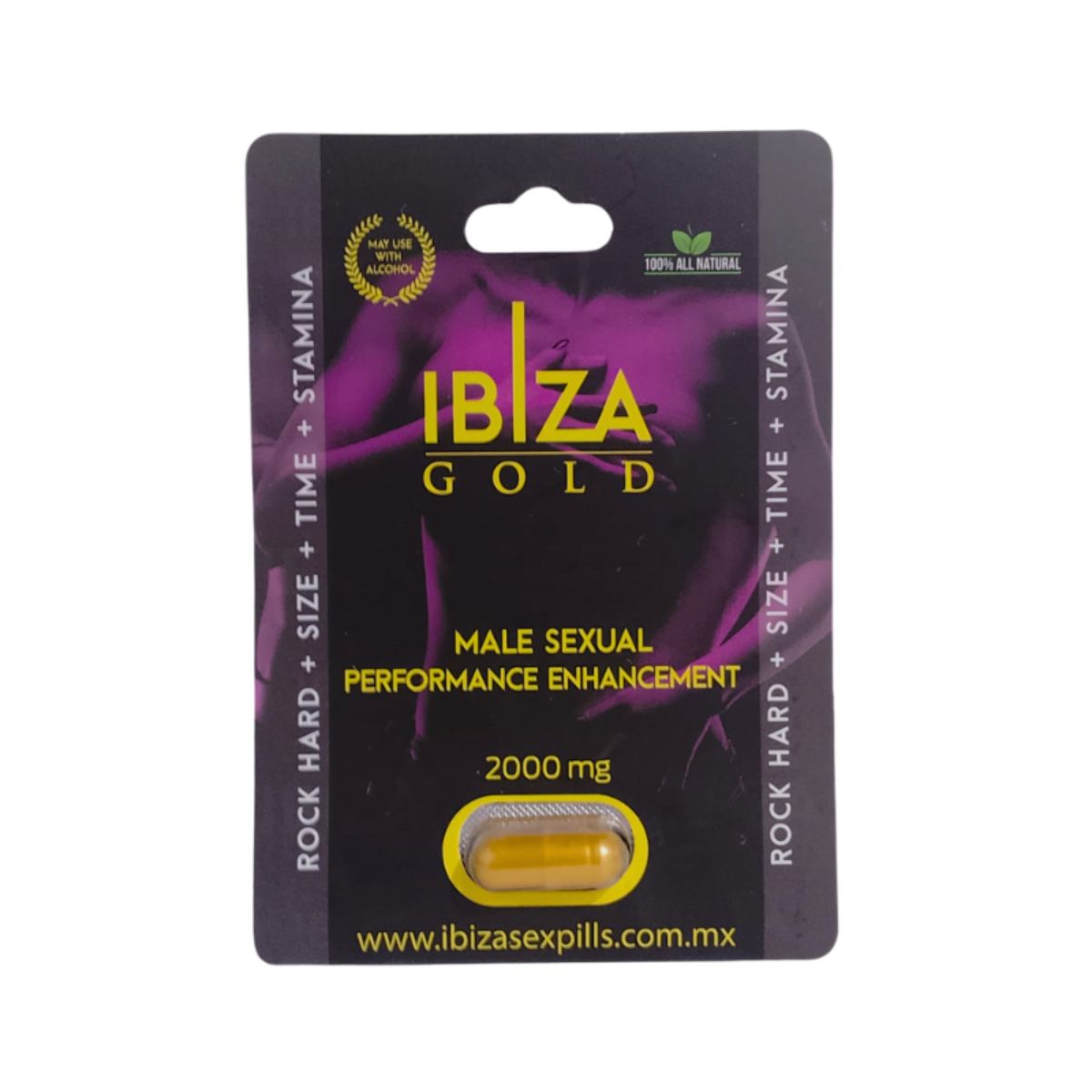 Ibiza Gold Píldora Energizante Sexual para Hombre