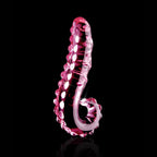 Pipedream Icicles No. 24 Plug Anal de Cristal Jumbo Rosa - plug anal de silicona