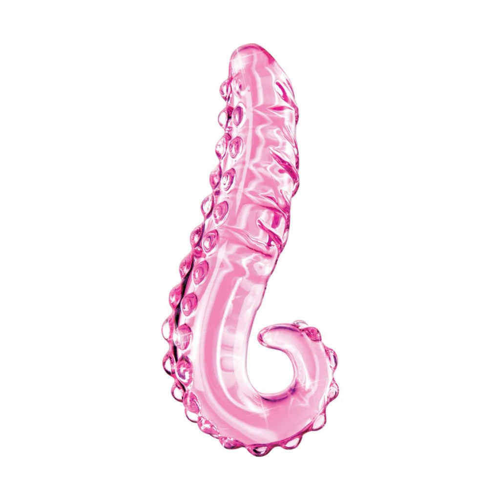 Pipedream Icicles No. 24 Plug Anal de Cristal Jumbo Rosa - tapón anal para parejas