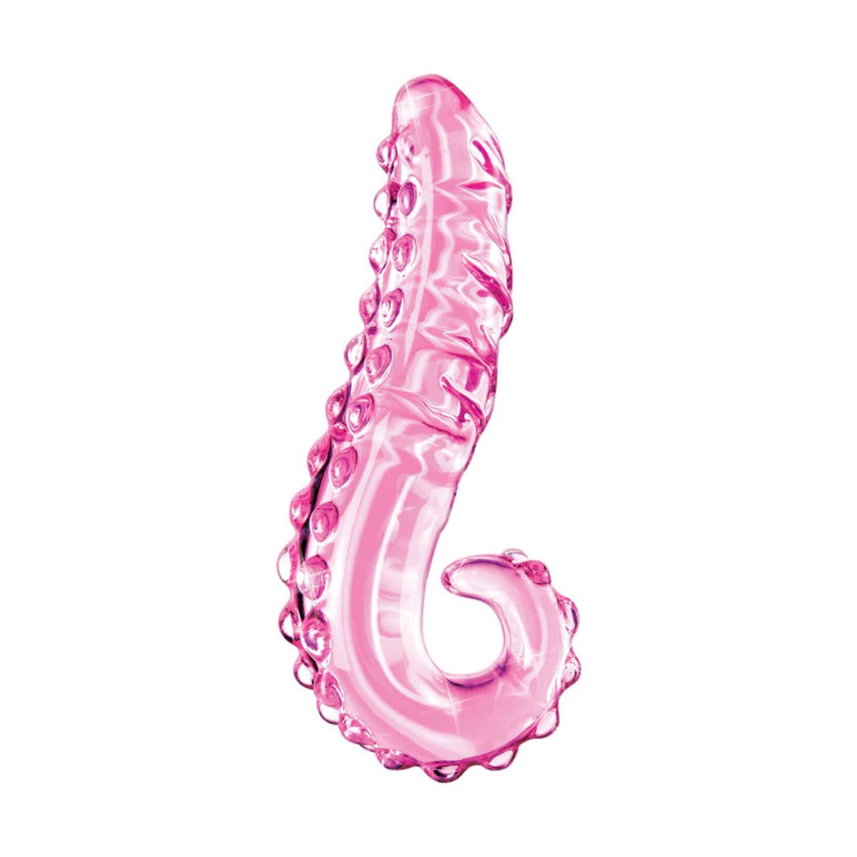 Pipedream Icicles No. 24 Plug Anal de Cristal Jumbo Rosa - tapón anal para parejas
