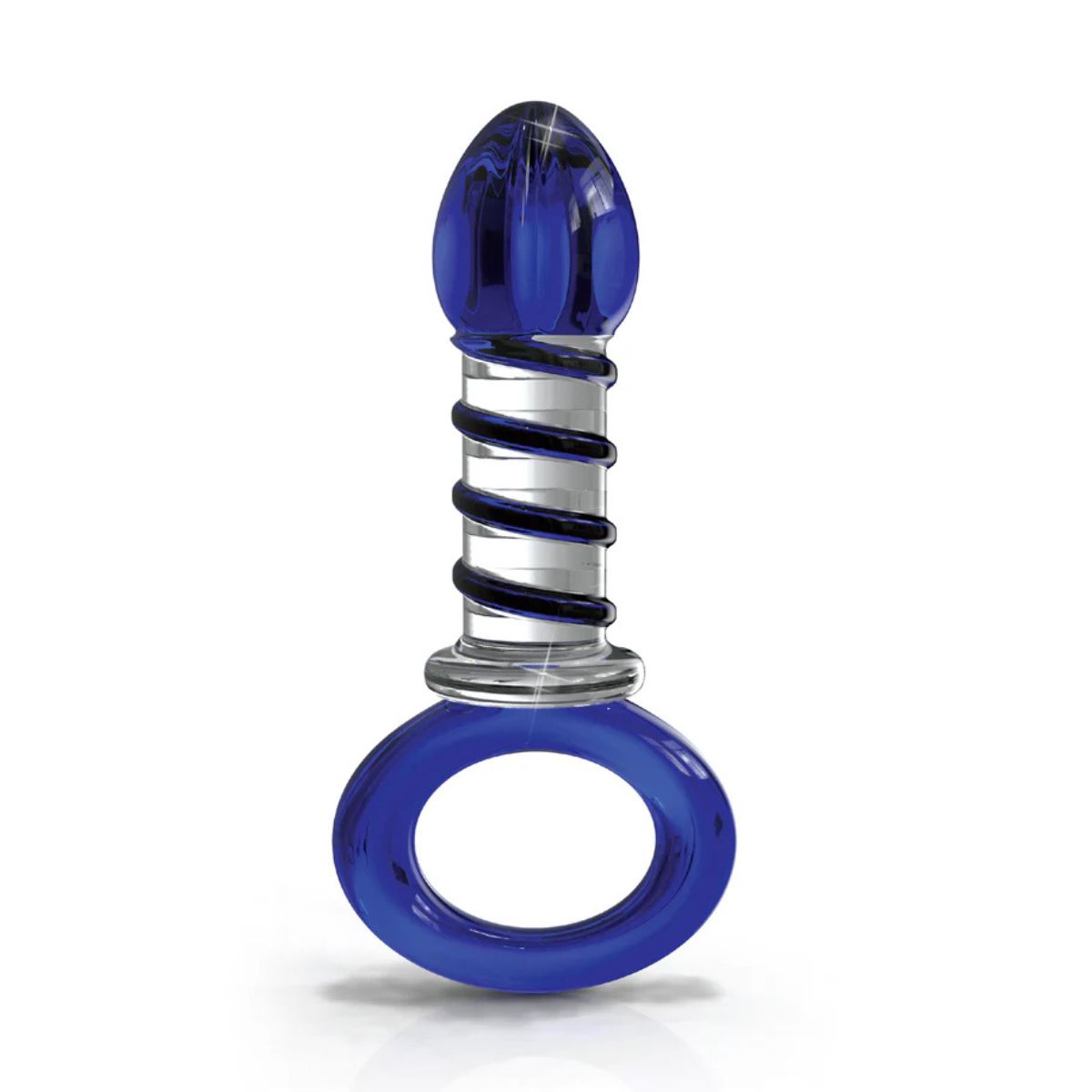 Pipedream Icicles No. 81 Plug Anal de Cristal - plug anal con vibración