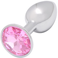 Plug anal metálico rosa | La Juguetería de Adultos