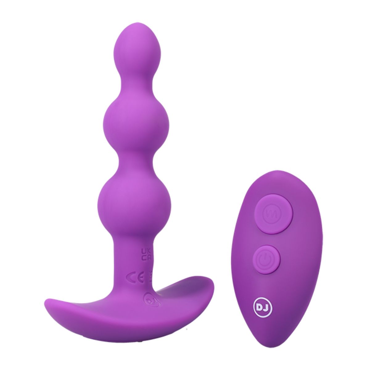 Plug Anal Vibrador Beaded Vibe con Cuentas - plug anal de silicona