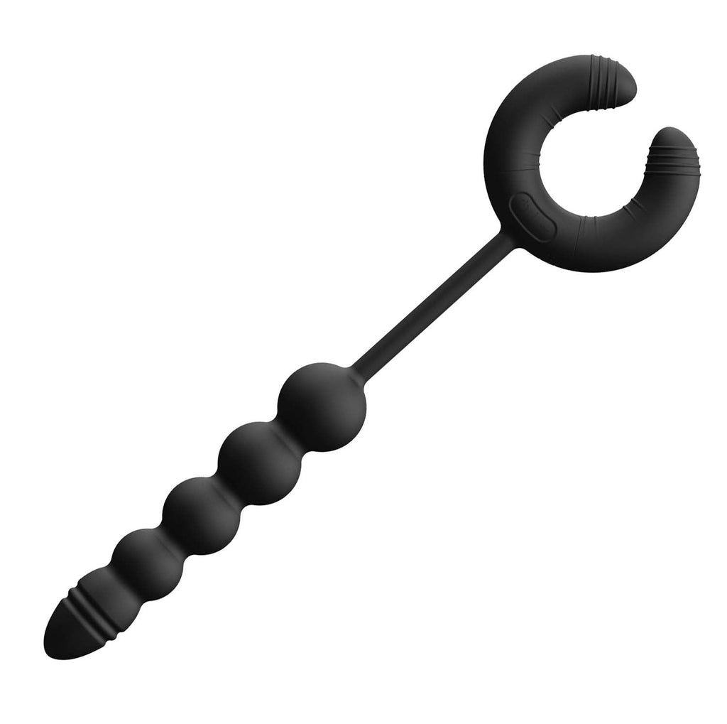 Atomic Dual Exciter Plug Anal Vibrador con Anillo - tapón anal para principiantes