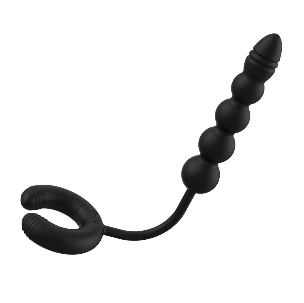 Atomic Dual Exciter Plug Anal Vibrador con Anillo - plug anal con vibración