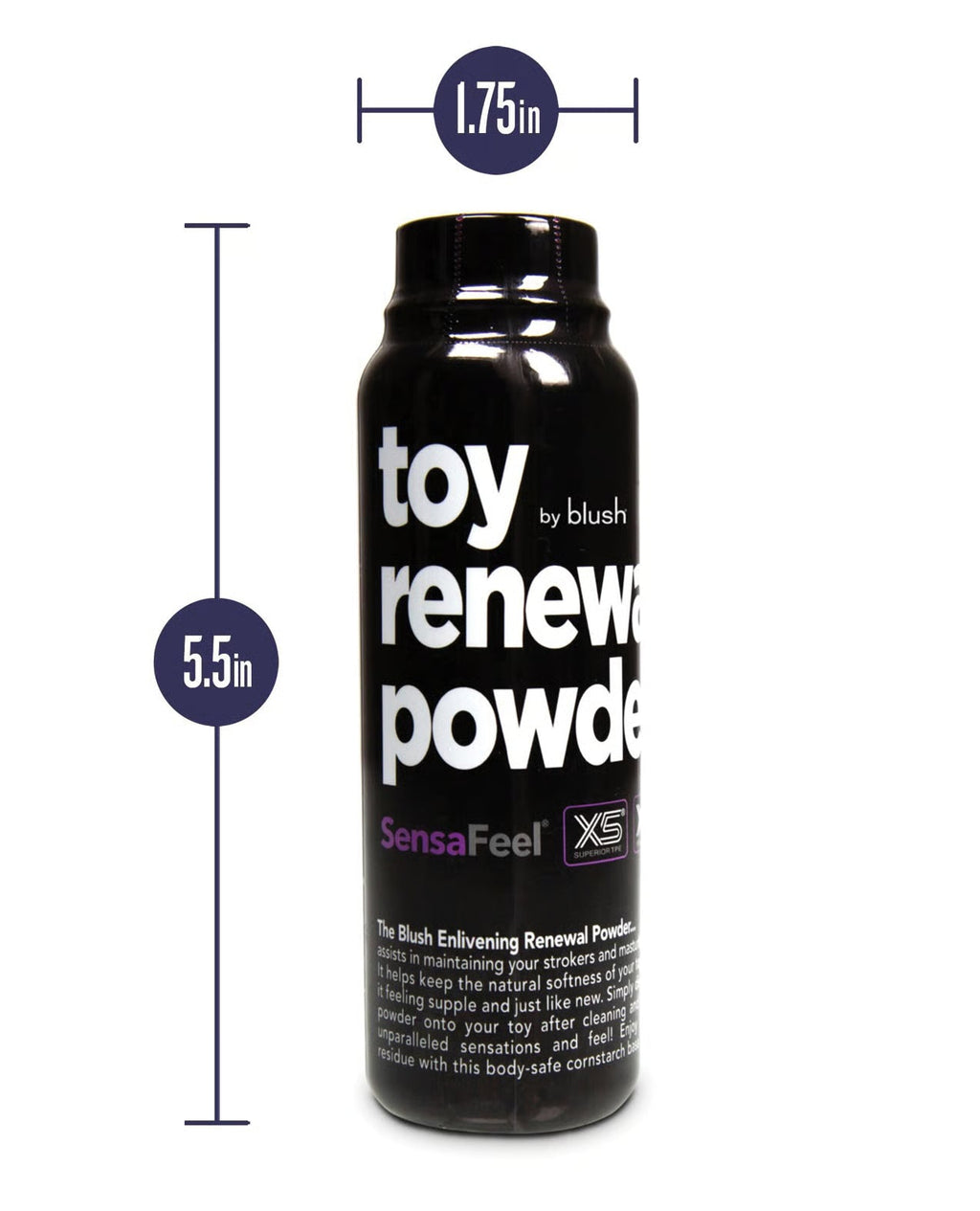Blush Toy Renewal Powder – Polvo Renovador para Juguetes 96 g - lubricante base agua