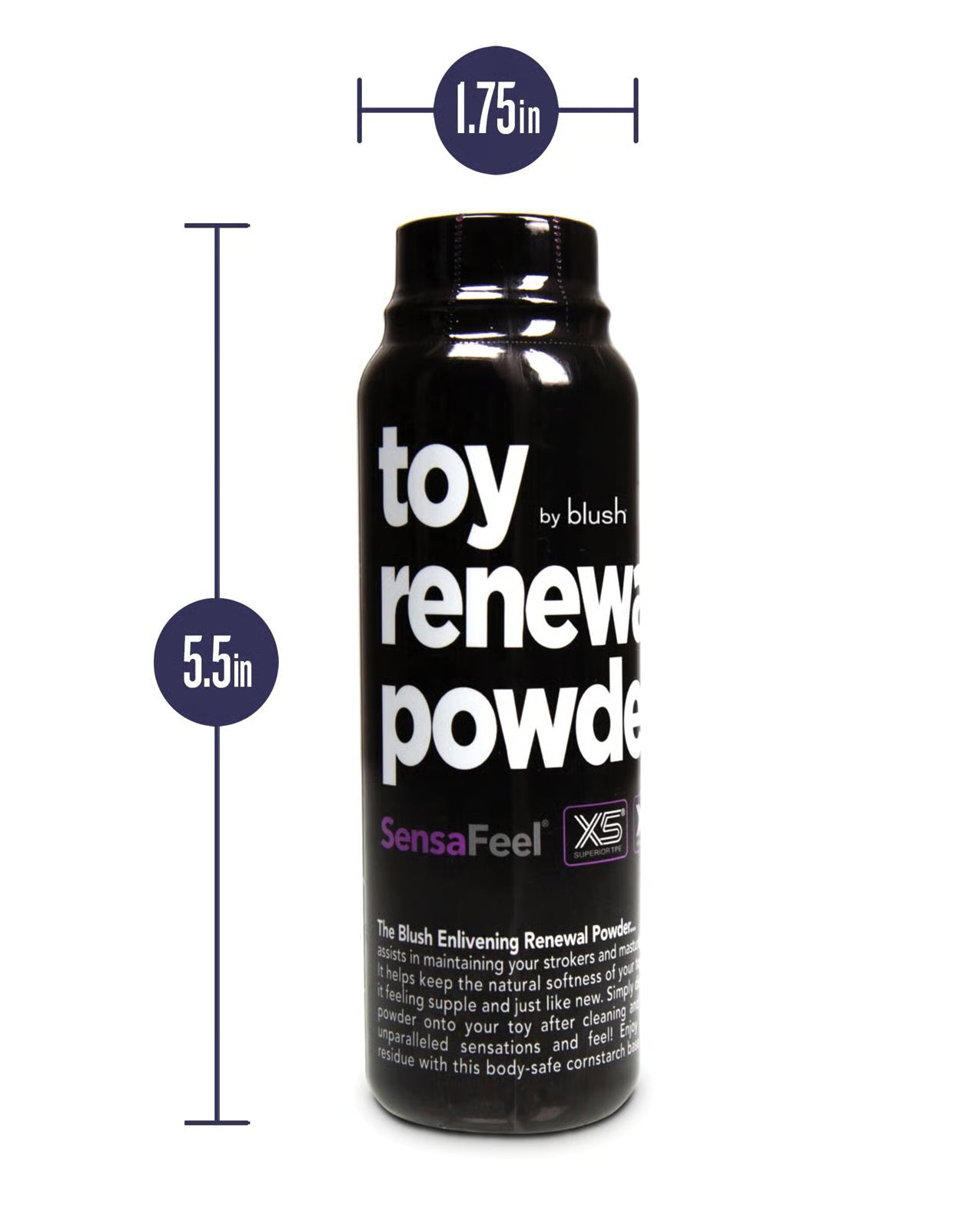 Blush Toy Renewal Powder – Polvo Renovador para Juguetes 96 g - lubricante base agua