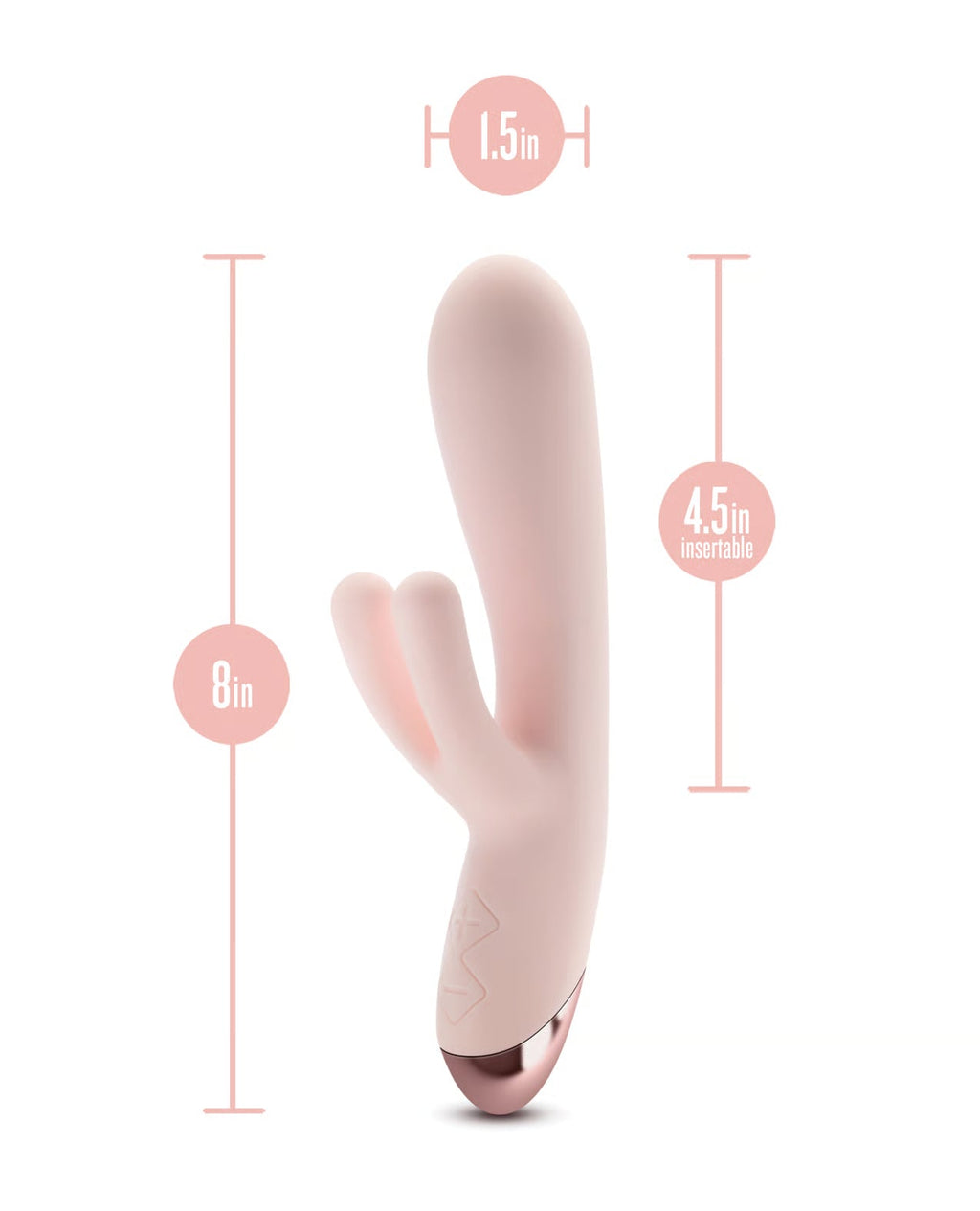 Elora Rabbit Vibrador Triple Estimulación Blush - juguete sexual femenino