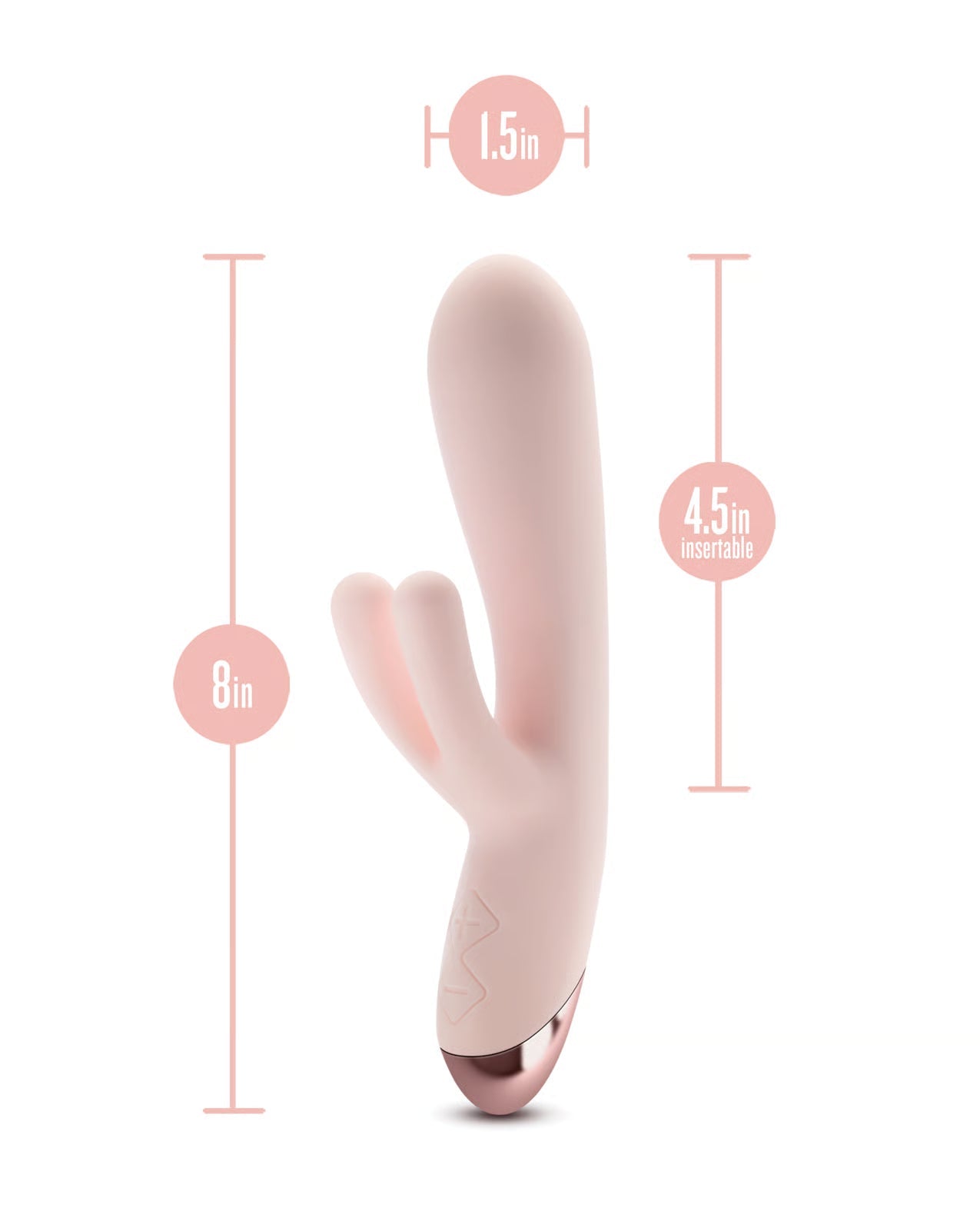 Elora Rabbit Vibrador Triple Estimulación Blush - juguete sexual femenino