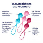 Satisfyer V Balls Set – Bolas de Kegel para Tonificación - entrenador suelo pélvico