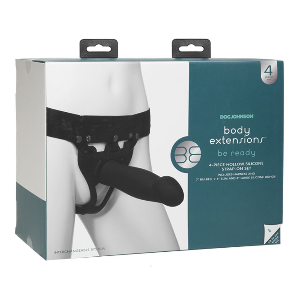 Body Extensions Be Ready Strap-On – 4 Piezas
