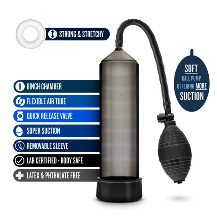 Bomba de Pene Performance VX101 Negro – Succión Potente