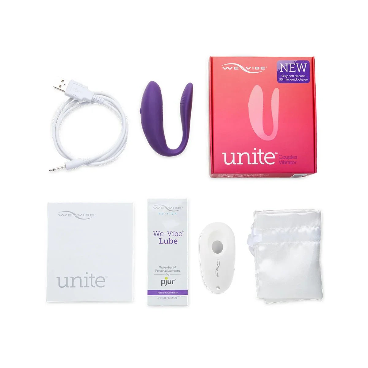 We-Vibe Unite 2 Purple – Vibrador para Pareja con App - vibrador recargable