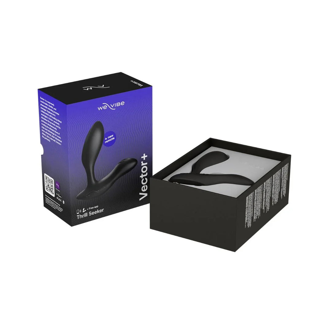 We-Vibe Vector+ Vibrador Prostático Charcoal Black - estimulador clítoris y punto G